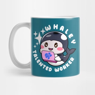 Whaley Talented Worker Animal Orca Pun Mug